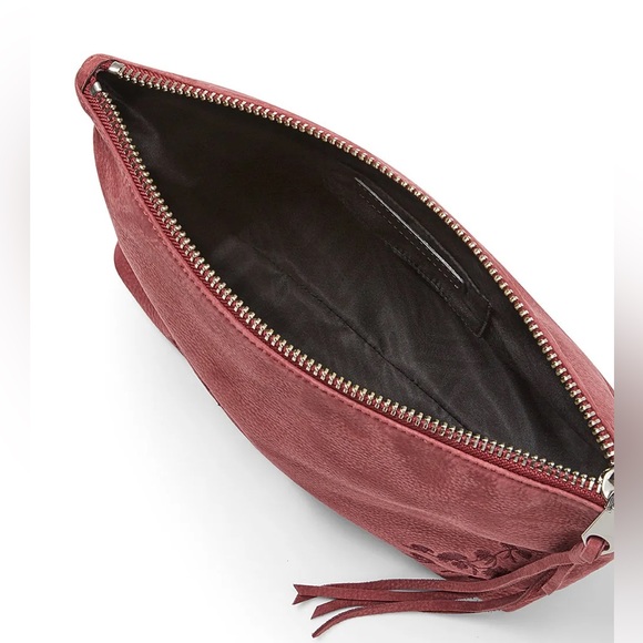 Rare NWT Rebecca Minkoff Leather Clutch Foldover Bag - Picture 2 of 9